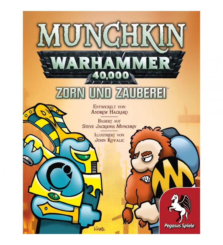 Pegasus Munchkin Warhammer 40.000: Joc de cărți de furie și vrăjitorie (Extensie)