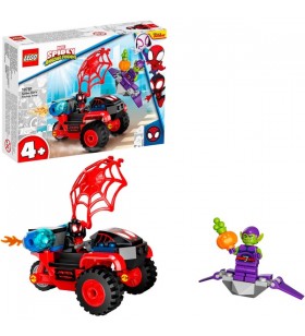 LEGO 10781 Marvel Spidey și super-prietenii lui: Miles Morales: Jucăria de construcție Techno-Trike a lui Spider-Man