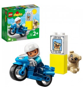 LEGO 10967 DUPLO Jucărie de construcție cu motociclete de poliție