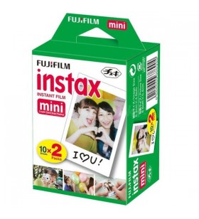 Fujifilm Instax Mini alb, hârtie foto (10 coli, dimensiune fotografie 62 x 46 mm)
