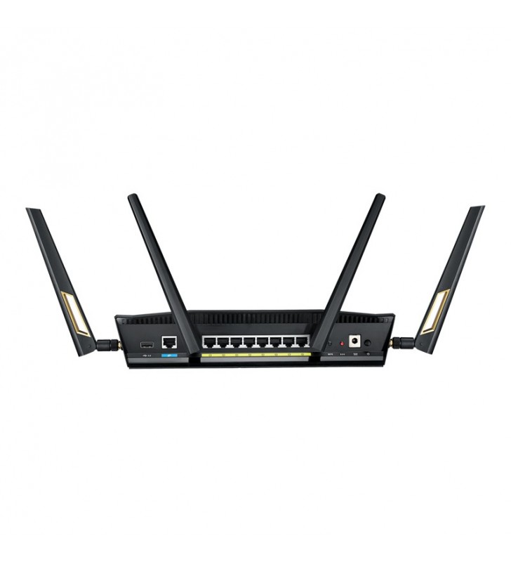 ASUS RT-AX88U router wireless Gigabit Ethernet Bandă dublă (2.4 GHz/ 5 GHz) 4G Negru