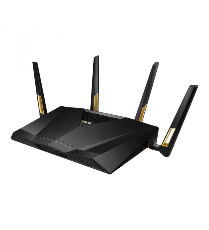 ASUS RT-AX88U router wireless Gigabit Ethernet Bandă dublă (2.4 GHz/ 5 GHz) 4G Negru