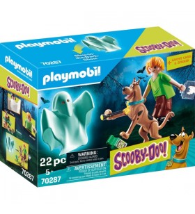 PLAYMOBIL 70287 SCOOBY-DOO! Scooby și Shaggy cu jucărie de construcție fantomă