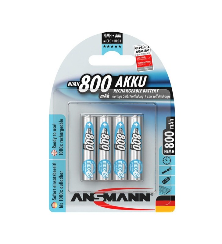 Ansmann maxE 800mAh NiMh, baterie