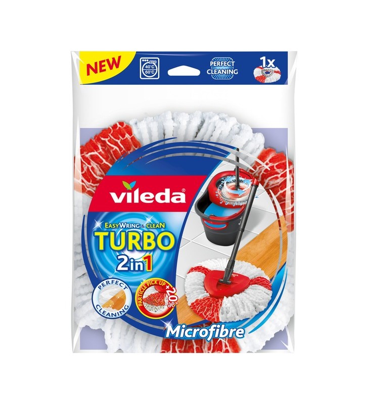 Cap de mop Vileda Turbo 2in1, mop de podea