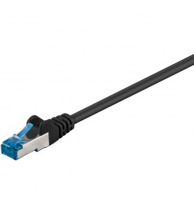 Cablu de corecție Goobay RJ-45 Cat 6.a S/FTP (PIMF) (negru, 20 de metri, 500 MHz)