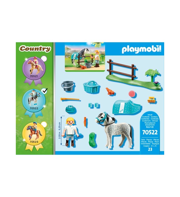 PLAYMOBIL 70522 Poni de colecție Country „Classic”, jucărie de construcție