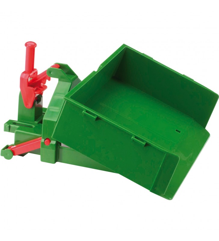 Cutie de încărcare și degajare Bruder, model de vehicul (verde rosu)