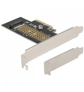Placă DeLOCK PCI Express x4 la 1 x cheie internă NVMe M.2 M 80 mm