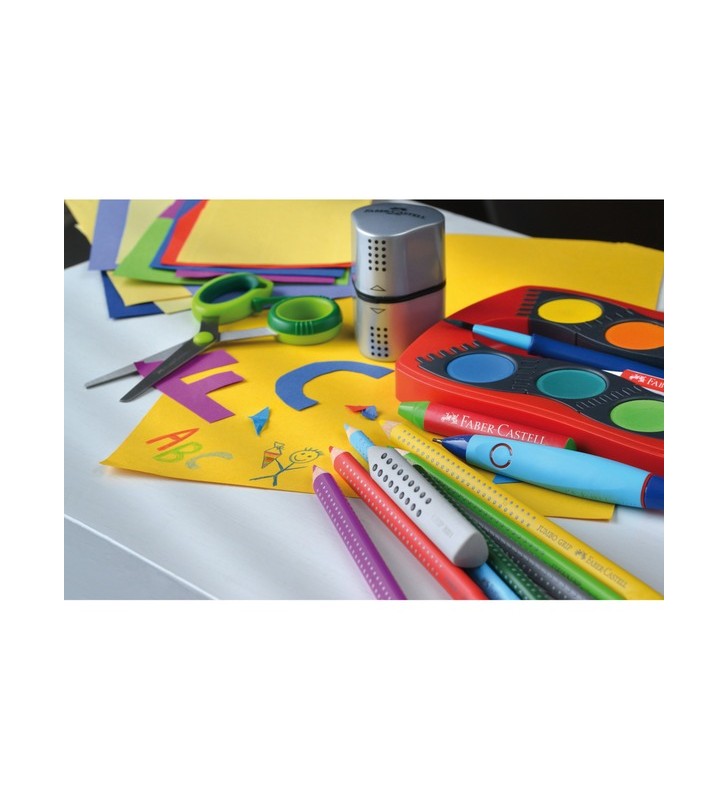 Creion colorat Faber-Castell Color Grip 12 piese, set