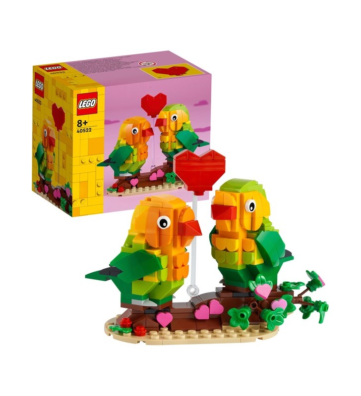 Jucărie de construcție LEGO 40522 Valentine Lovebirds