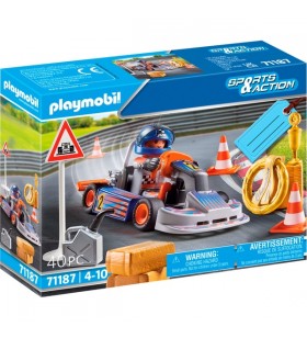 PLAYMOBIL 71187 Jucărie de construcție cu kart de curse