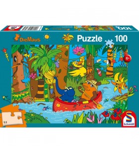 Schmidt Spiele Die Maus: În junglă, puzzle (100 piese)