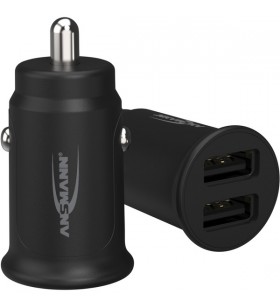 Ansmann In-Car-Charger CC212, charger (black)