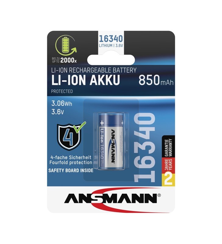 Baterie Ansmann Li-Ion 16340 850mAh