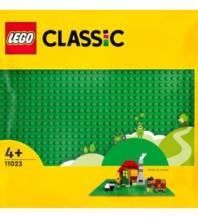 LEGO 11023 Jucărie clasică de construcție cu placă verde de construcție (placă de bază verde, pătrată cu știfturi de 32x32)