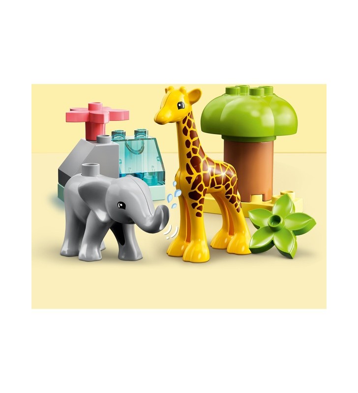 LEGO 10971 DUPLO Jucărie de construcție cu animale sălbatice din Africa
