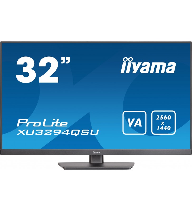 iiyama ProLite XU3294QSU-B1 monitoare LCD 80 cm (31.5") 2560 x 1440 Pixel Wide Quad HD Negru