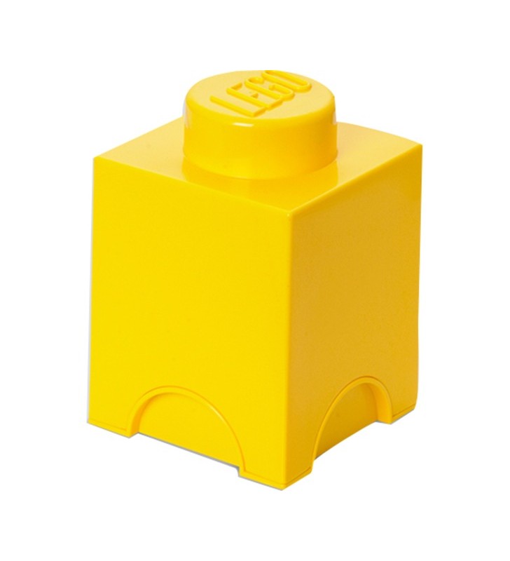 Room Copenhaga LEGO Storage Brick 1 galben, cutie de depozitare