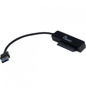 Adaptor Inter-Tech Argus K104A, USB-A 3.0 - 2,5" S-ATA (negru)