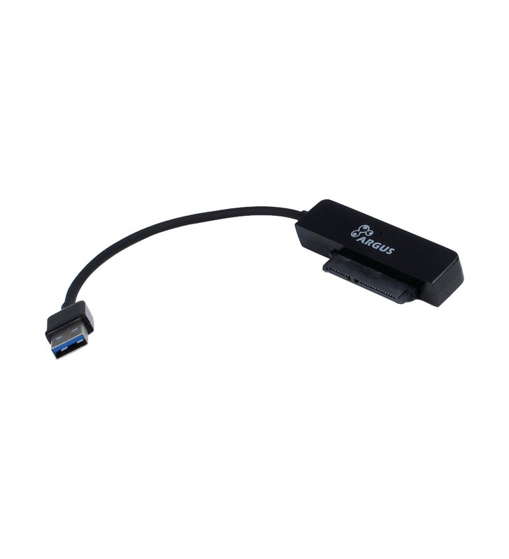 Adaptor Inter-Tech Argus K104A, USB-A 3.0 - 2,5" S-ATA (negru)