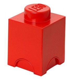 Room Copenhaga LEGO Storage Brick 1 roșu, cutie de depozitare (roșu)