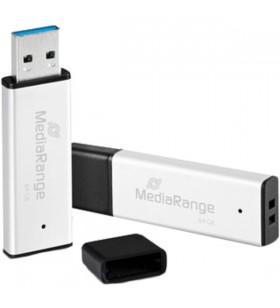 MediaRange Înaltă performanță 64 GB, stick USB (argintiu/negru, USB-A 3.2 Gen 1)