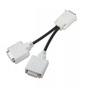 Hp dl139a adaptor pentru cabluri video 0,2 m dvi-d negru, alb