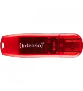 Stick USB Intenso Rainbow Line de 128 GB (roșu, USB 2.0)