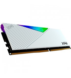 Kit ADATA DIMM 32GB DDR5-6000, memorie (alb, AX5U6000C3032G-CLARWH, Lancer RGB, XMP)