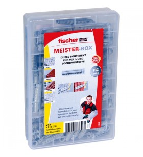 cutie master fischer cu diblu SX (gri deschis, 132 bucăți)
