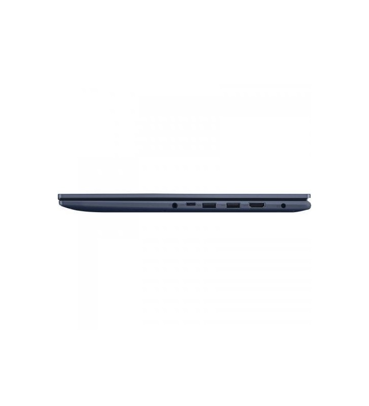 Laptop ASUS VivoBook M1503QA-L1170, AMD Ryzen 7 5800H, 15,6 inchi, RAM 8 GB, SSD 512 GB, grafică AMD Radeon, fără sistem de operare, albastru liniștit