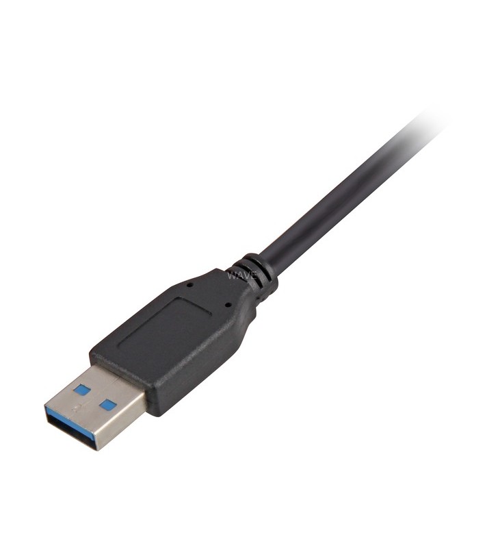 Cablu Sharkoon USB 3.2 Gen 1, USB-A tată - USB-B tată (negru, 5 metri)