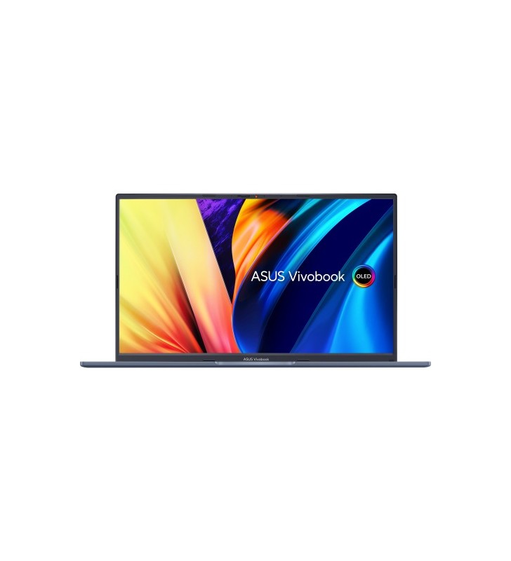 Laptop ASUS VivoBook OLED X1503ZA-L1171W, Intel Core i3-1220P, 15,6 inchi, RAM 8 GB, SSD 256 GB, Intel UHD Graphics, Windows 11 S, albastru liniștit