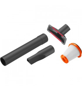 Set de accesorii GARDENA pentru aspiratorul manual de exterior EasyClean Li, duză (negru, 4 părți)