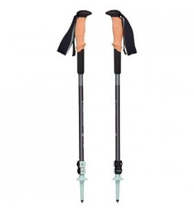Bețe de trekking Black Diamond Pursuit Shock S/M, echipament de fitness (gri/verde, 1 pereche, 110-125 cm)