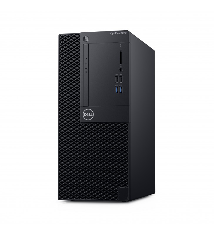 Dell optiplex 3070 intel® core™ i3 generația a 9a i3-9100 8 giga bites ddr4-sdram 256 giga bites ssd mini tower negru pc-ul