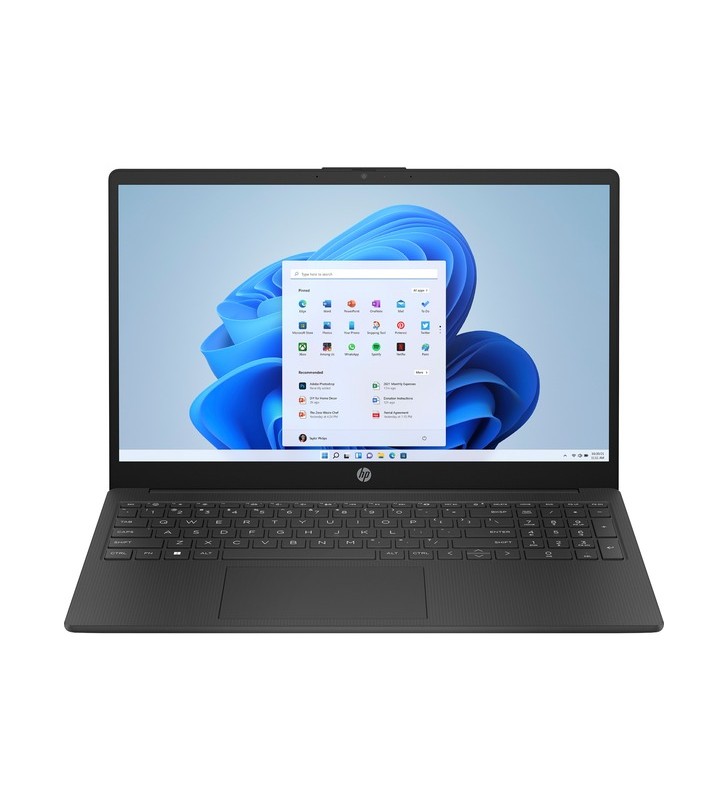 HP 15-fc0055ng, notebook (negru, Windows 11 Home pe 64 de biți, SSD de 256 GB)