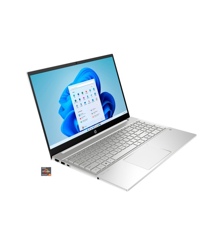 HP Pavilion 15-eh3056ng, notebook (argintiu, Windows 11 Home pe 64 de biți, SSD de 512 GB)