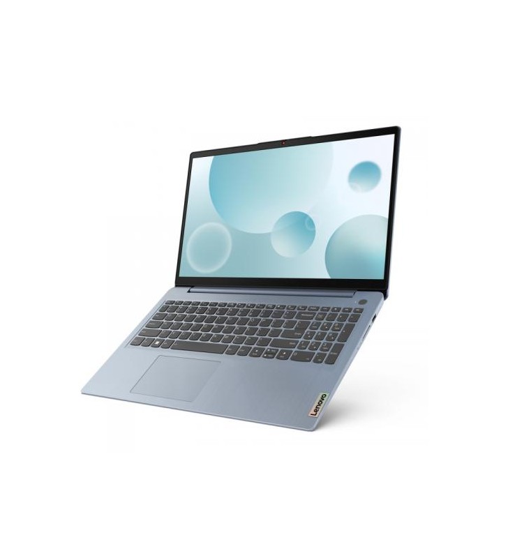 Laptop Lenovo IdeaPad 3 15IAU7, Intel Core i7-1255U, 15,6 inchi, RAM 16 GB, SSD 512 GB, Intel Iris Xe, fără sistem de operare, Misty Blue