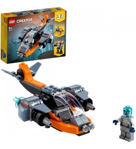 Jucărie de construcție cu dronă cibernetică LEGO 31111 Creator