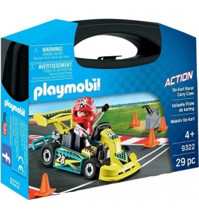 PLAYMOBIL 9322 Action Go Kart Racer Take Along Jucărie de construcție