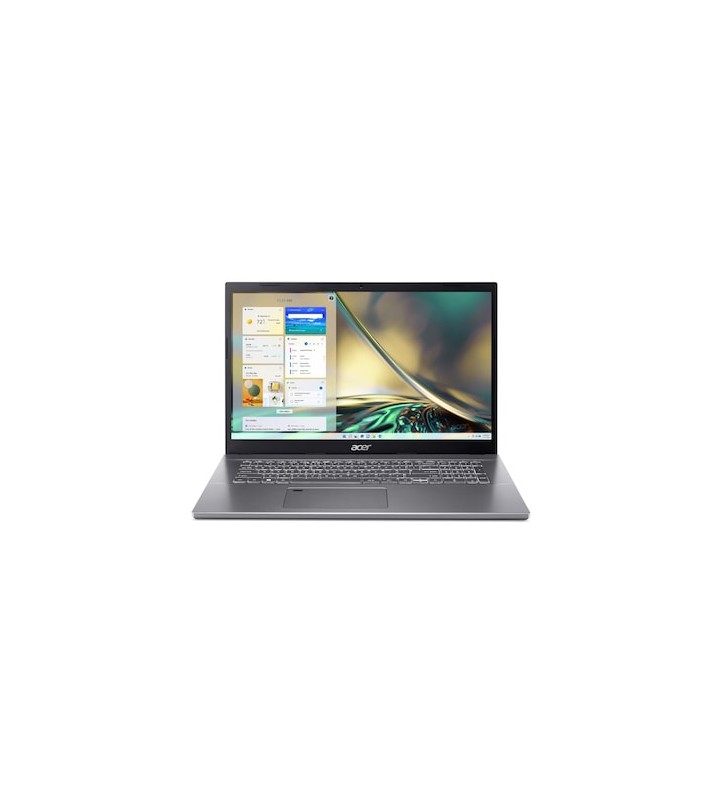 Laptop Acer Aspire 5 A517-53G-7118, NX.K68EX.002.250SSD, 17.3", Intel Core i7-1255U (10 nuclee), NVIDIA GeForce MX550 (2GB GDDR6), 8GB (1x8GB) DDR4, Gri EoL
