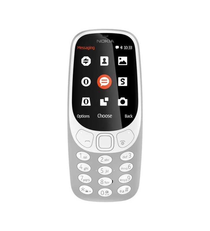 Nokia 3310, telefon mobil (gri, SIM dublu)