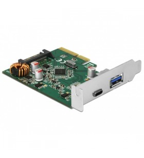 DeLOCK PCIe - 1x USB C + 1x USB A, controler USB