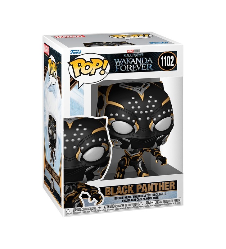 Funko POP! Marvel Wakanda Forever - Black Panther, mini-păpușă (8,1 cm)