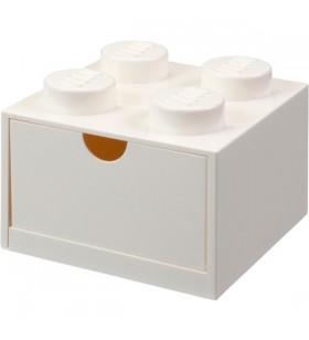 Room Copenhaga LEGO sertar birou 4 , cutie depozitare (alb, nubs)