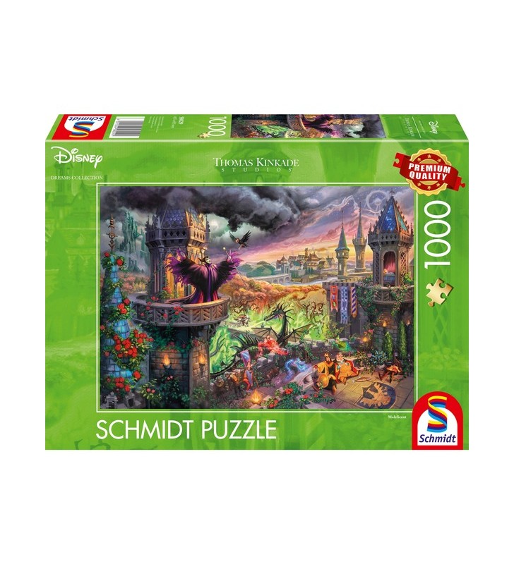 Jocuri Schmidt Thomas Kinkade Studios: Maleficent, Puzzle (1000 bucăți)