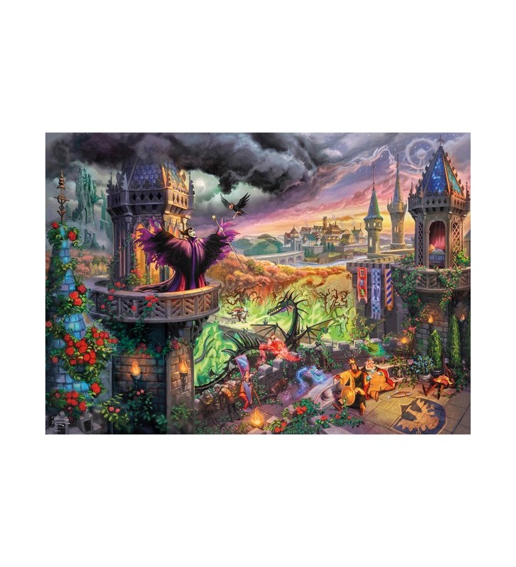 Jocuri Schmidt Thomas Kinkade Studios: Maleficent, Puzzle (1000 bucăți)