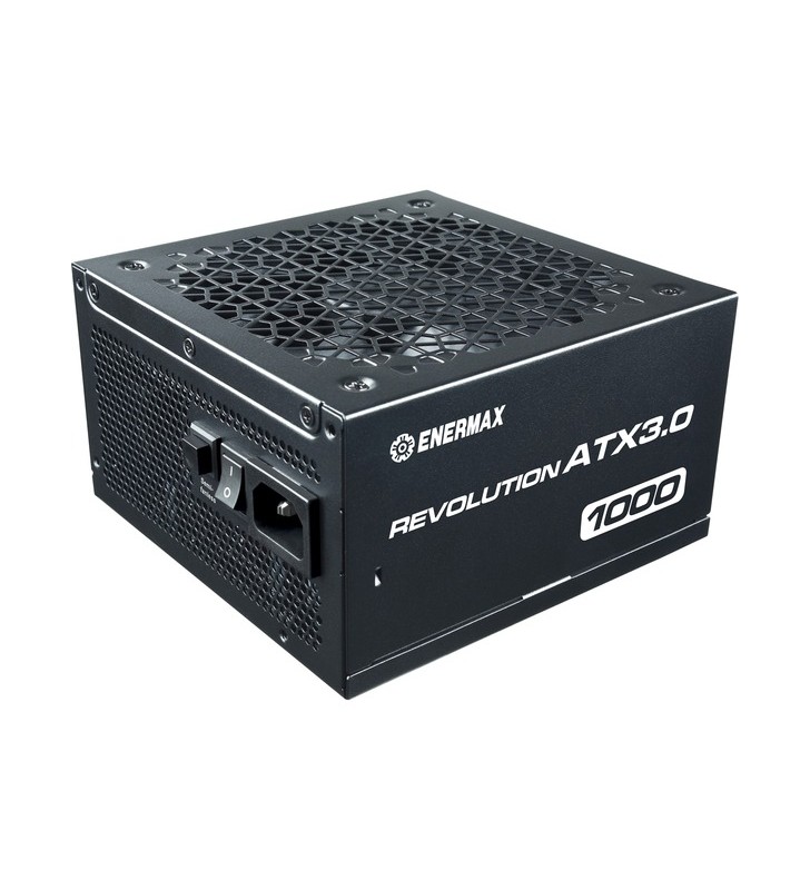 Enermax REVOLUTION ATX 3.0 1000W, sursa PC (negru, management cablu, 1000 wați)
